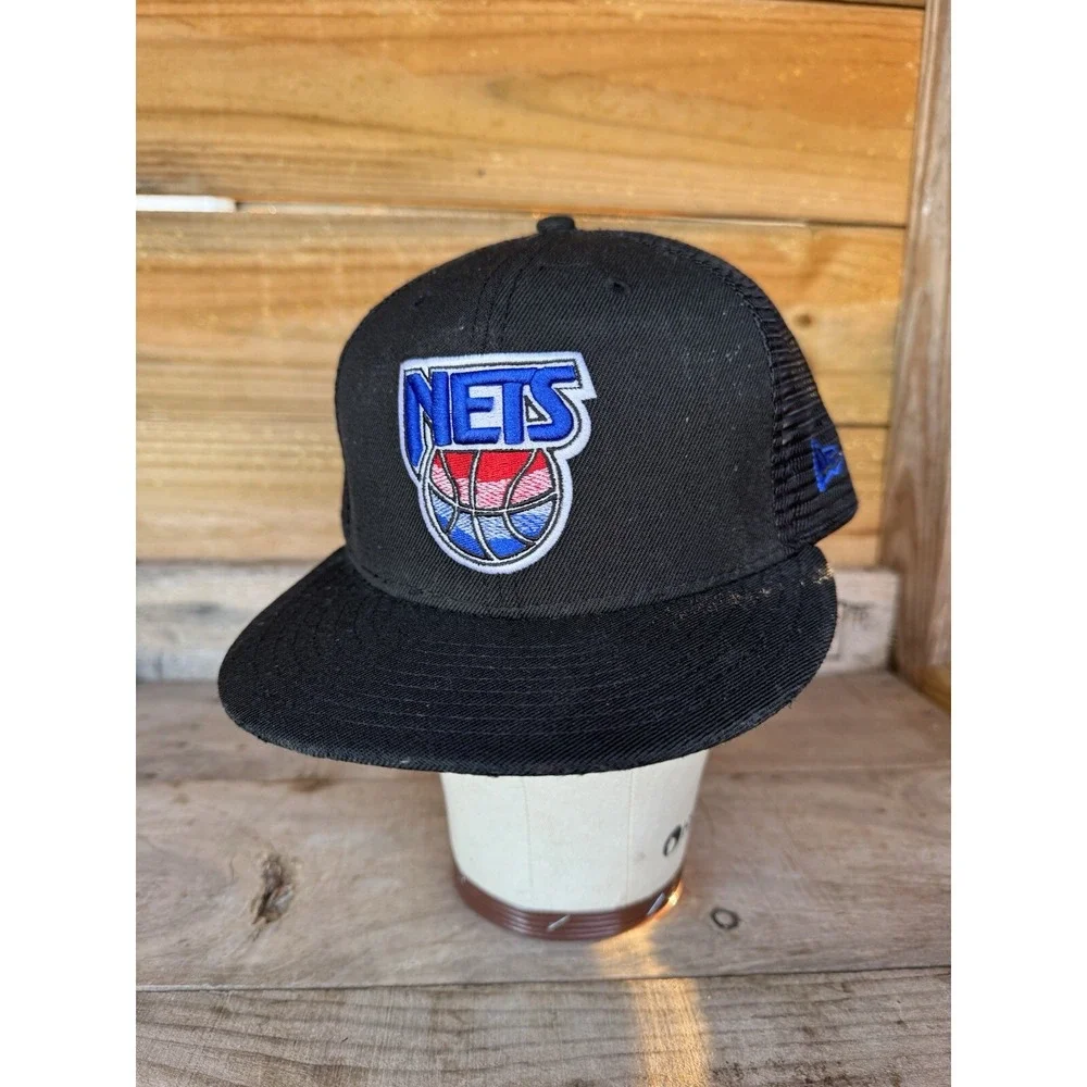 New Jersey Nets SnapBack Hat, Hardwood Classic, New Era HWC NBA One Size‎